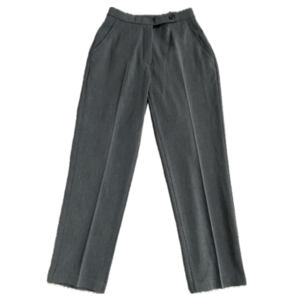 Investment Petites Trouser Gray Pant Sz 2P